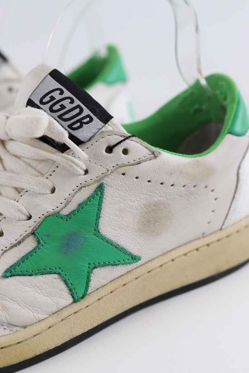 Baskets Golden Goose Ball Star Vert