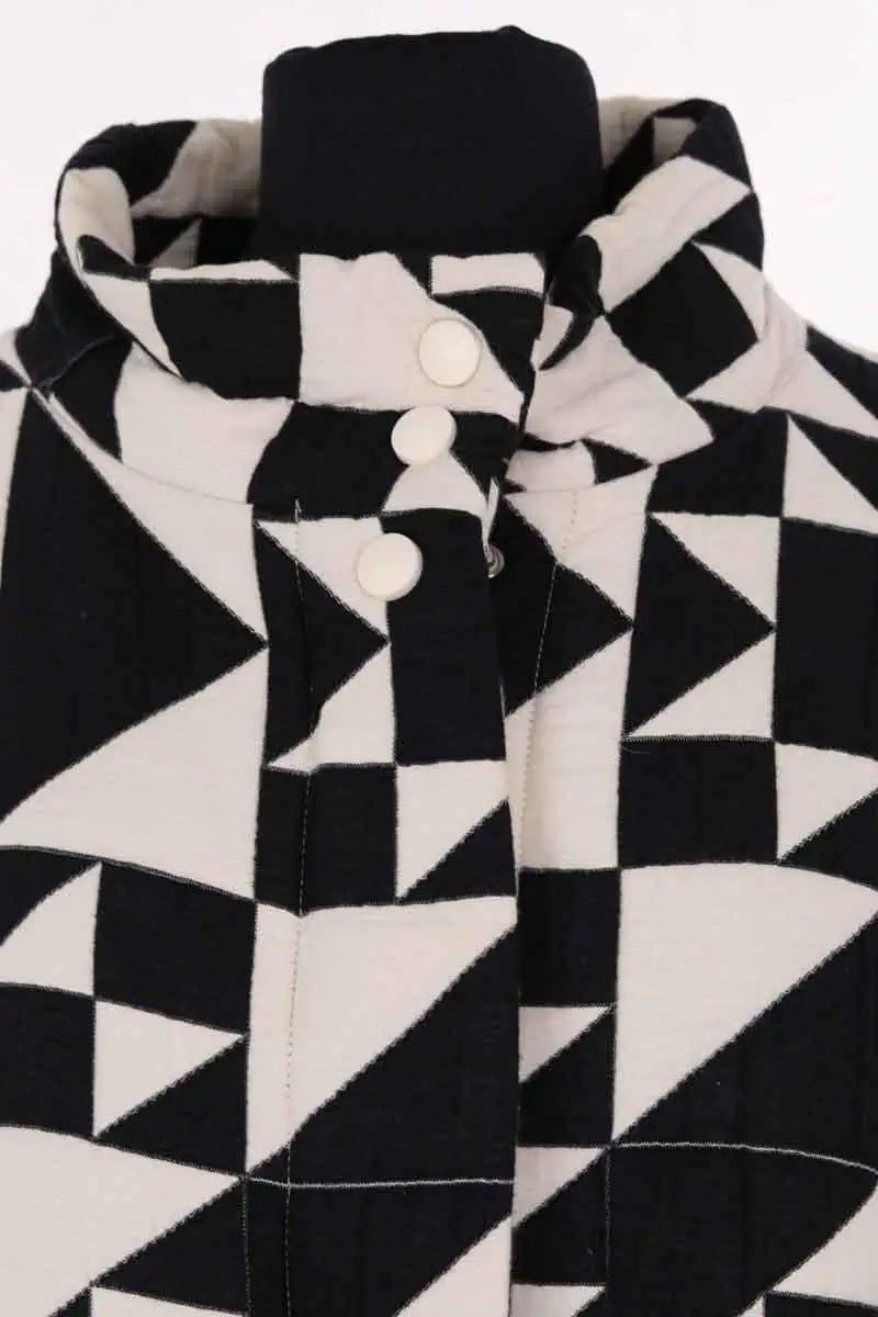 Manteau Hod Noir en Coton