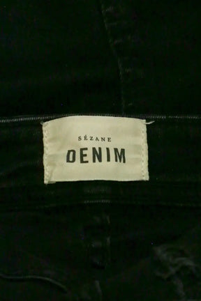 Jean slim Sézane Noir en Coton