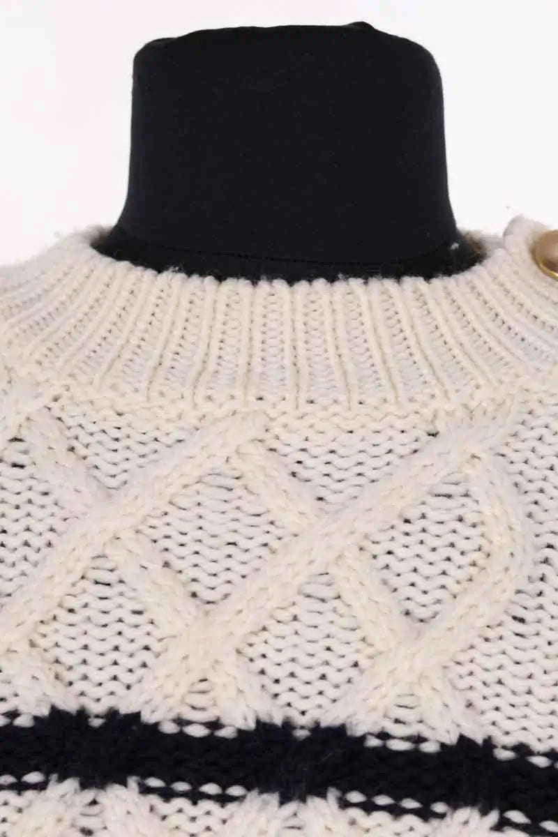 Pull Sézane Beige en Laine
