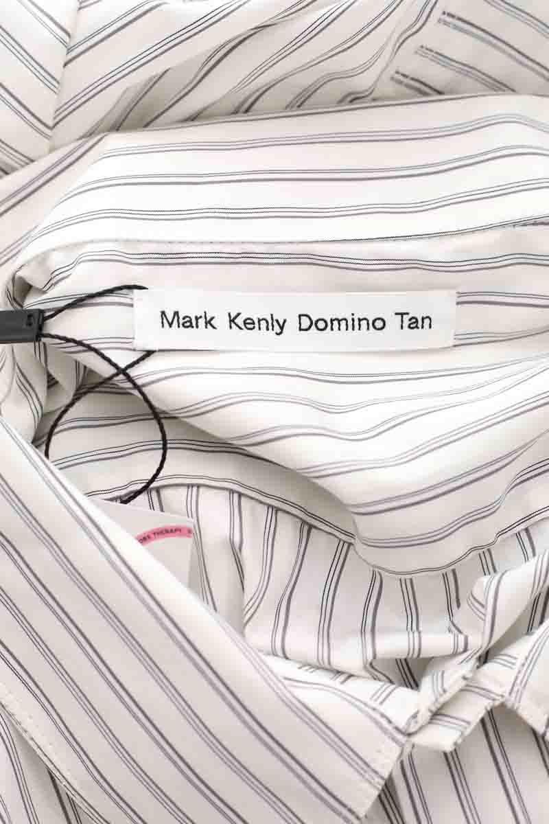 Chemise Mark Kenly Domino Tan  Blanc