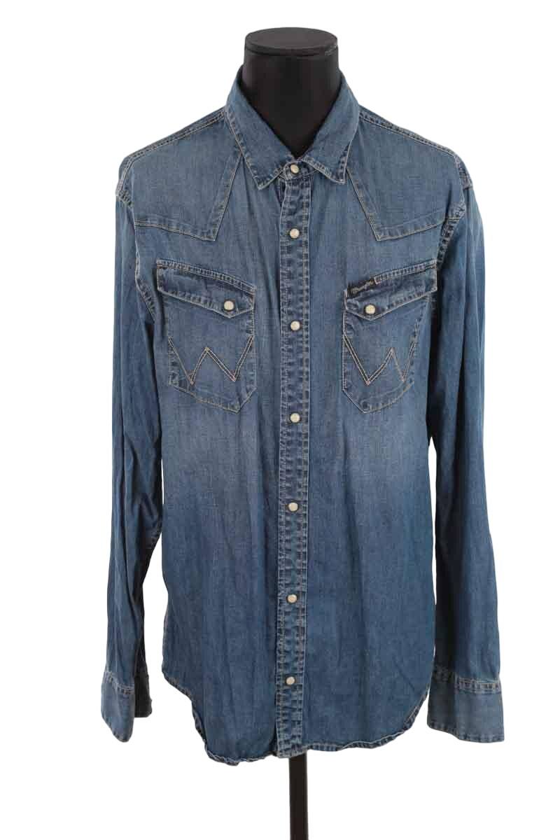 Chemises Wrangler  Bleu