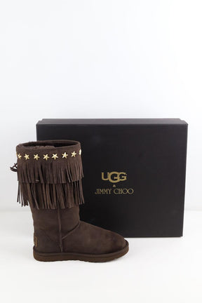 Boots Jimmy Choo x Ugg  Marron