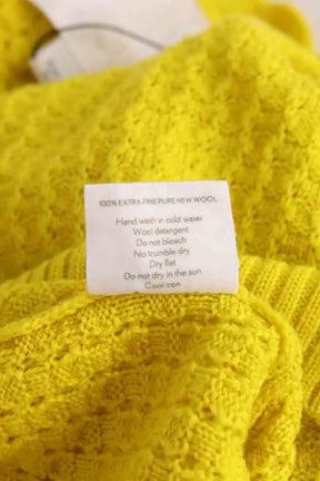 Pull Molli Jaune en Laine