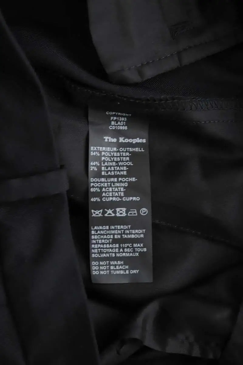 Pantalon droit The Kooples  Noir