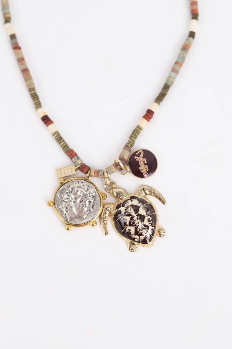 Collier Bohemian Rhapsodie  Marron