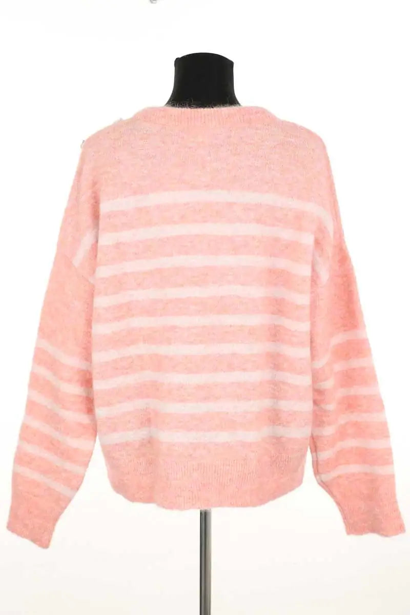 Pull Navy Paris  Rose