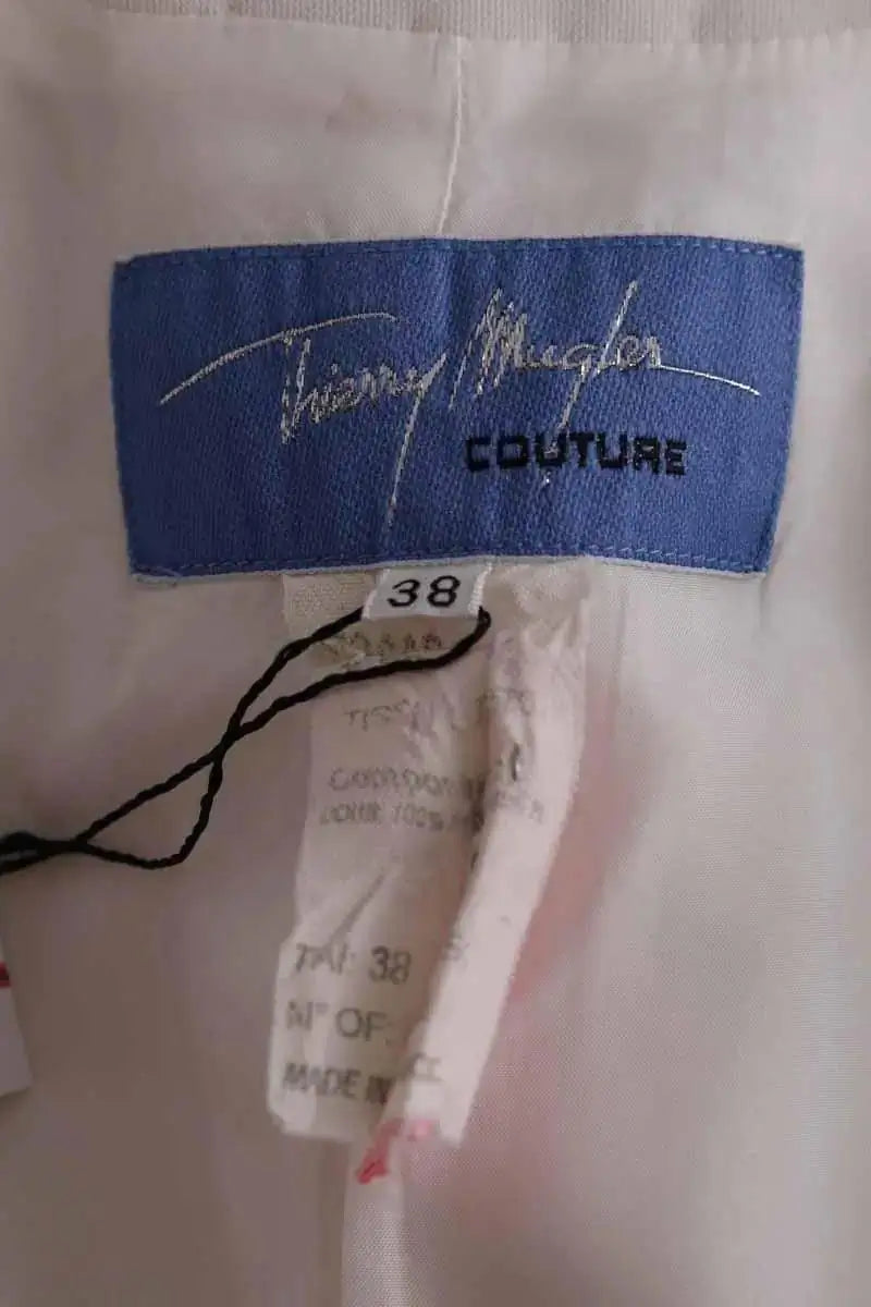 Veste Thierry Mugler Blanc en Synthétique