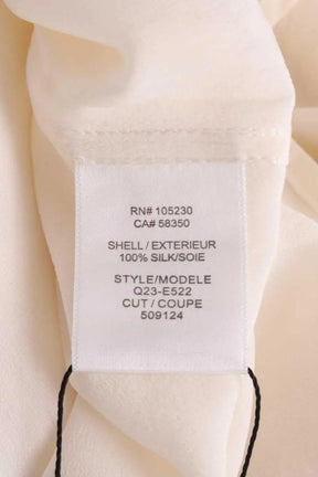 Chemise Equipment Ecru en Soie