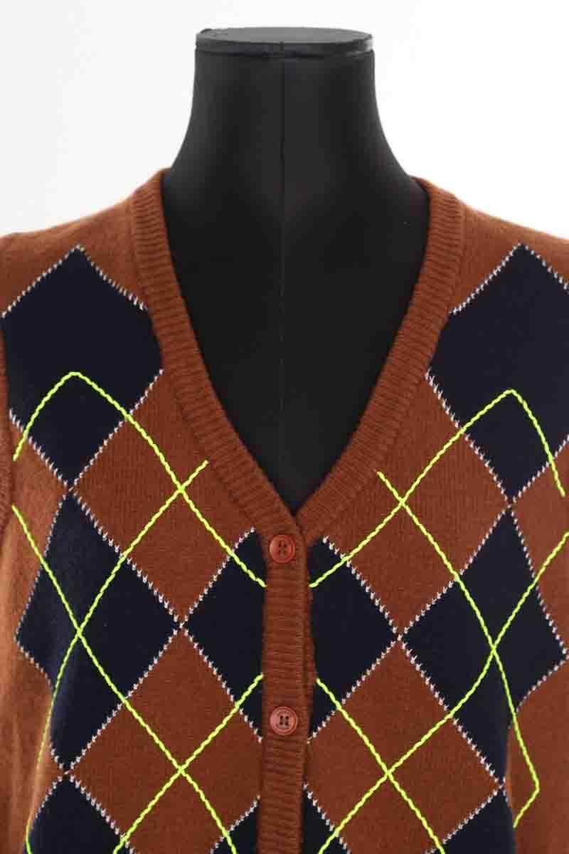 Gilets Lacoste  Marron