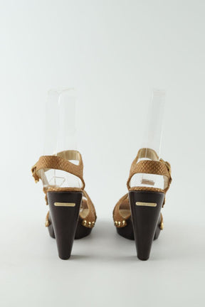 Talons Jimmy Choo  Marron