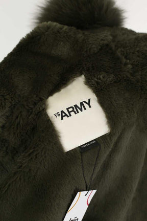 Manteau Yves Salomon  Kaki