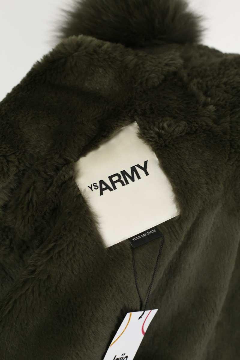 Manteau Yves Salomon  Kaki