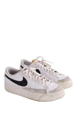 Baskets Nike Blazer Blanc en Cuir