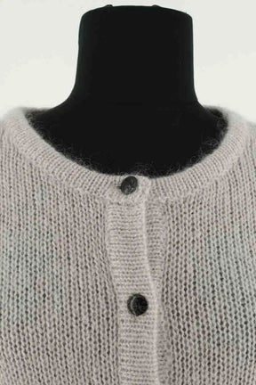 Cardigan Des Petits Hauts Gris en Laine