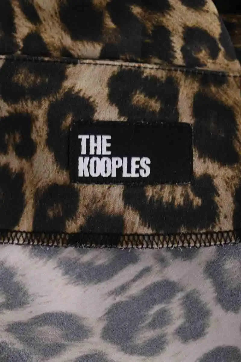 Jupe The Kooples Marron en Synthétique