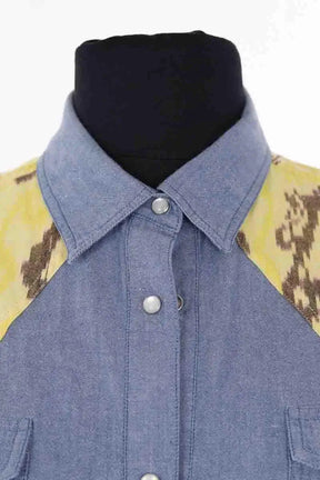 Chemise Soeur Bleu en Coton