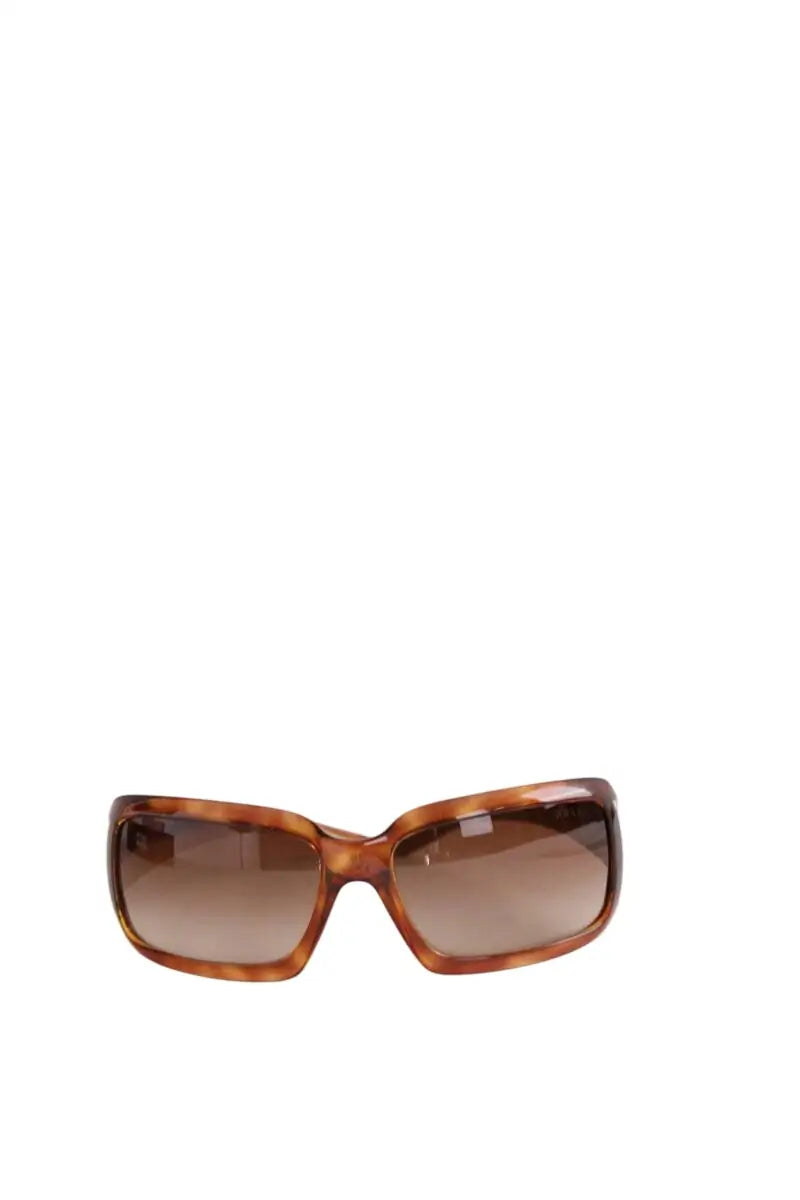 Lunettes de soleil Prada Marron en Plastique - Seconde Main