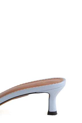 Talons Maje Bleu en Cuir