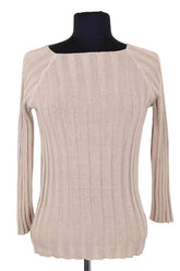 Pull Armani Jeans Beige en Laine, taille M - Seconde Main