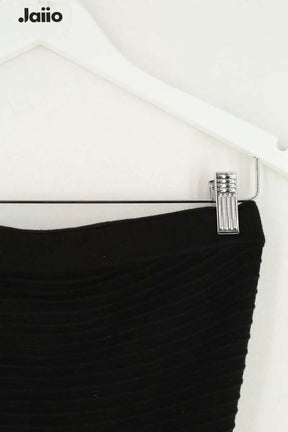 Robe Sandro Noir en Coton