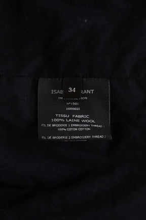 Caban Isabel Marant Noir en Laine