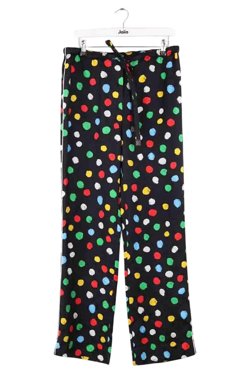Pantalon droit Louis Vuitton Multicolore en Soie, taille M - Seconde Main