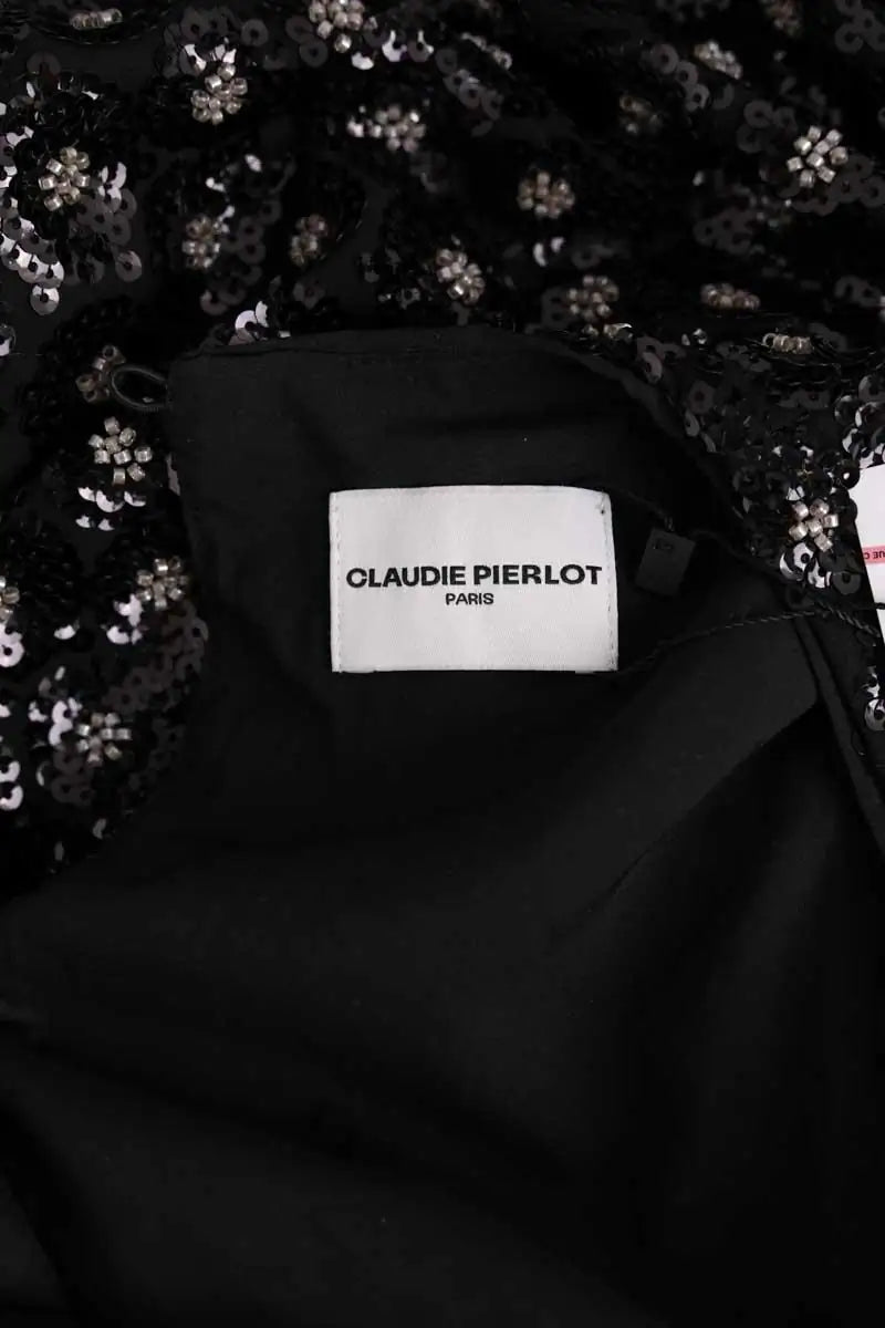 Robe Claudie Pierlot Noir en Synthétique