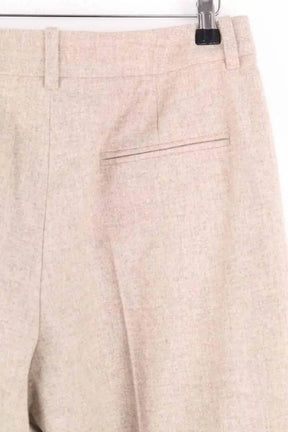 Pantalon large Paule Ka Beige en Laine