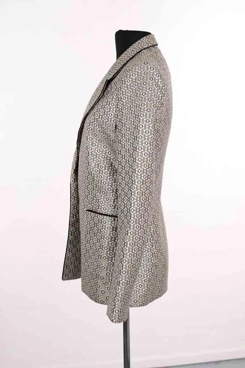 Blazer Maje Doré en Synthétique