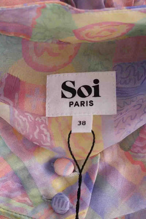 Chemise Soi Multicolore en Soie