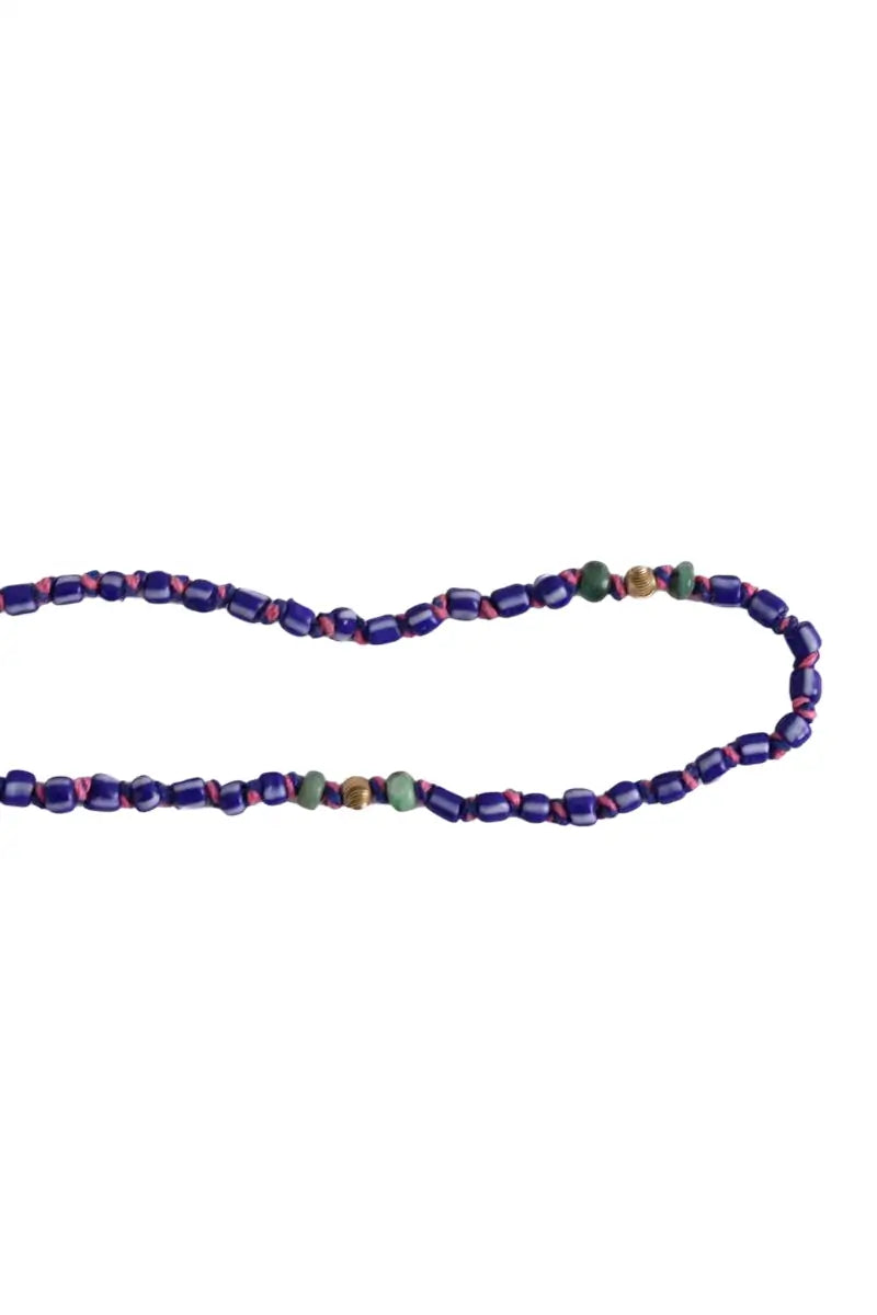 Collier Marie Lichtenberg Violet en Tissu - Seconde Main