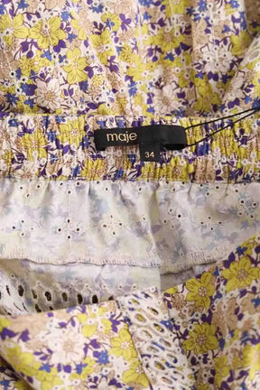 Jupe Maje Jaune en Coton