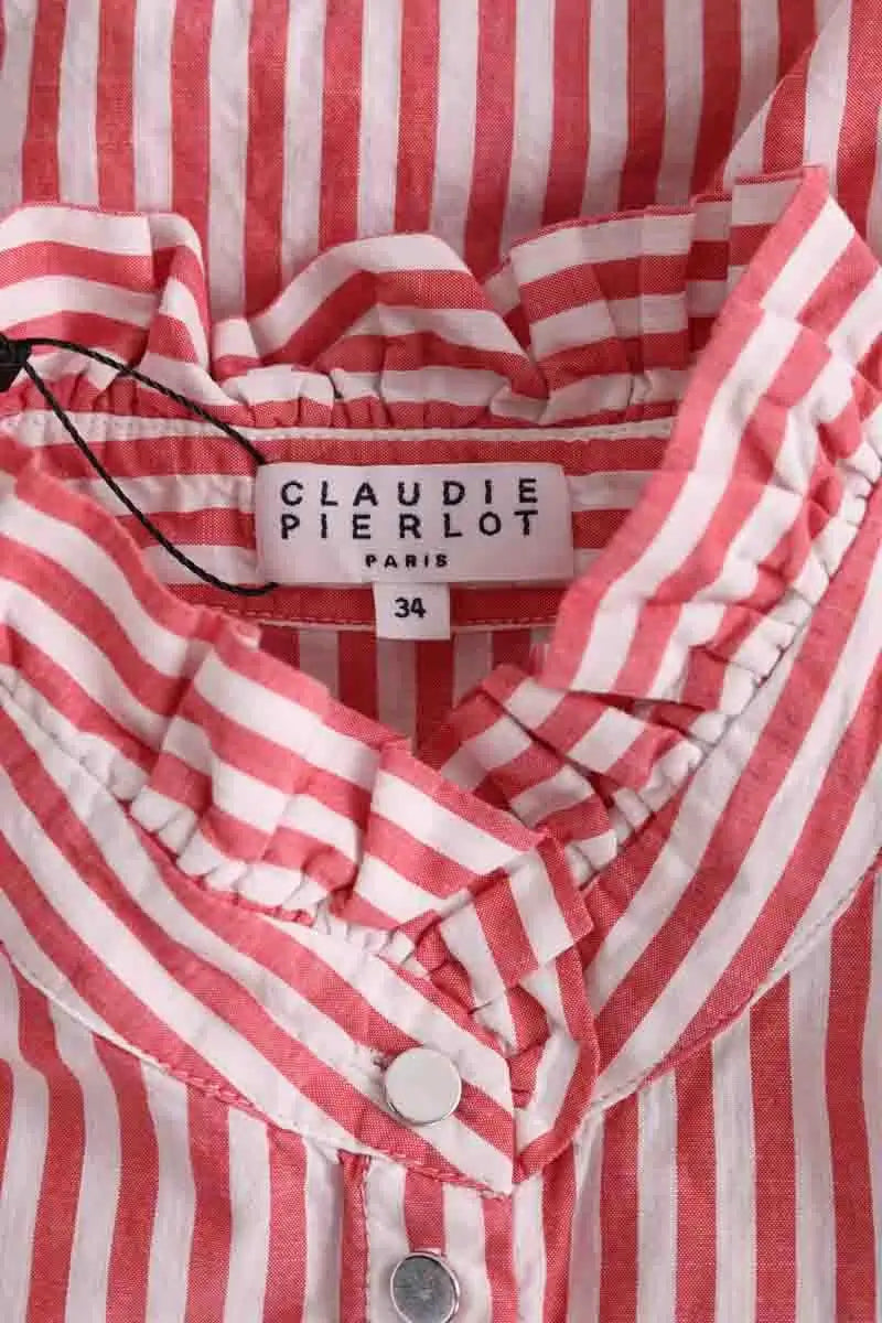 Robe Claudie Pierlot Rouge en Coton
