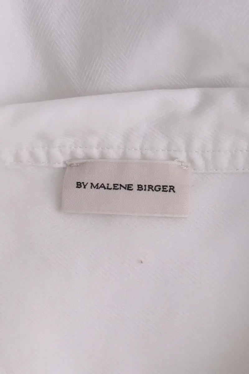Chemise Malène Birger Blanc en Coton