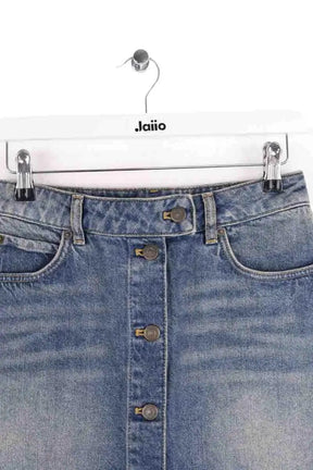 Mini jupe Courrèges Bleu en Coton