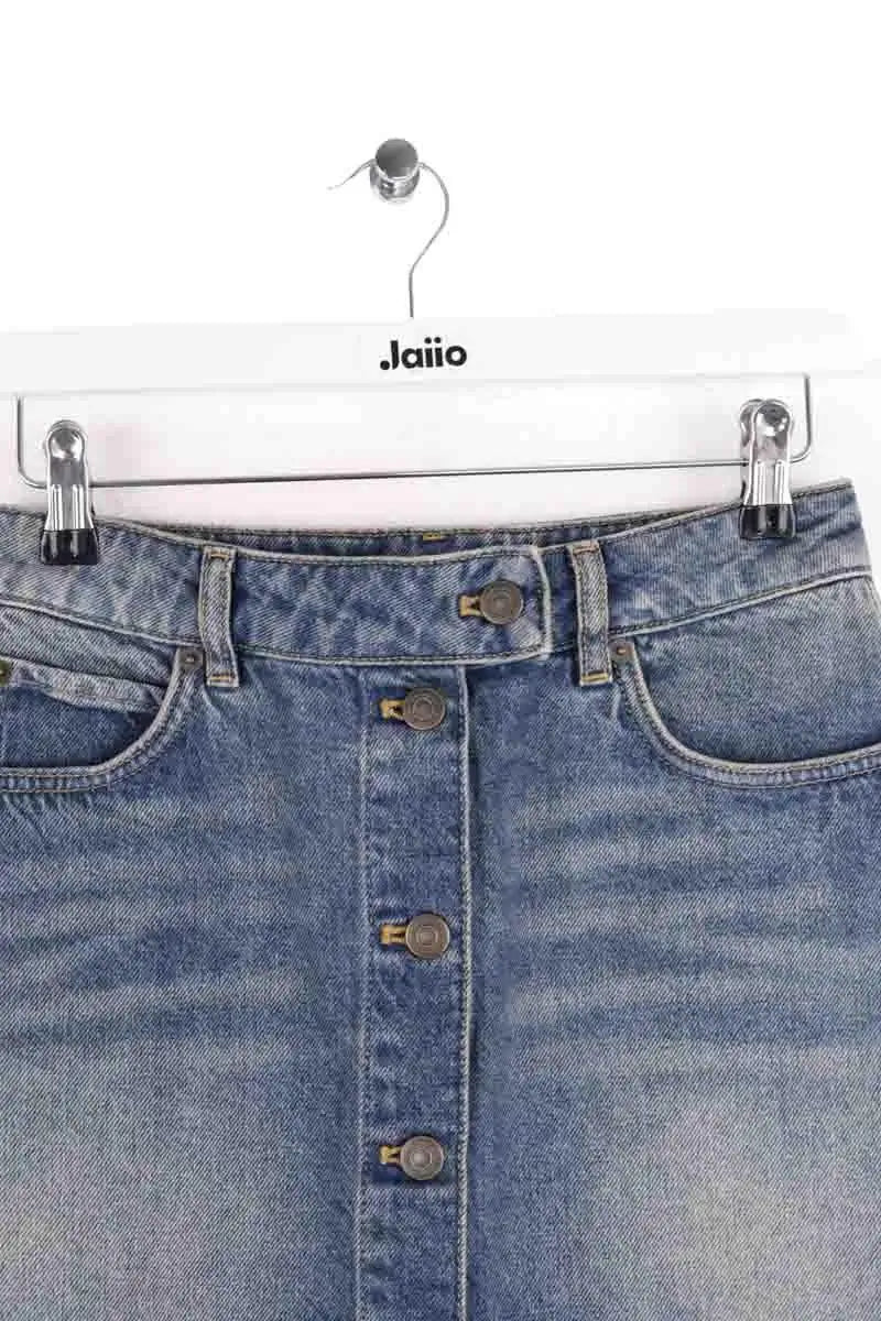 Mini jupe Courrèges Bleu en Coton