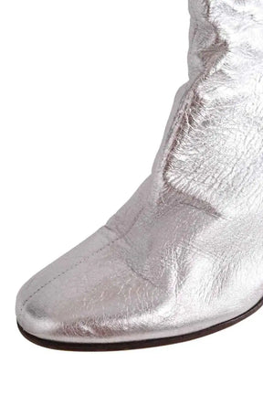 Boots Sandro Argent en Cuir
