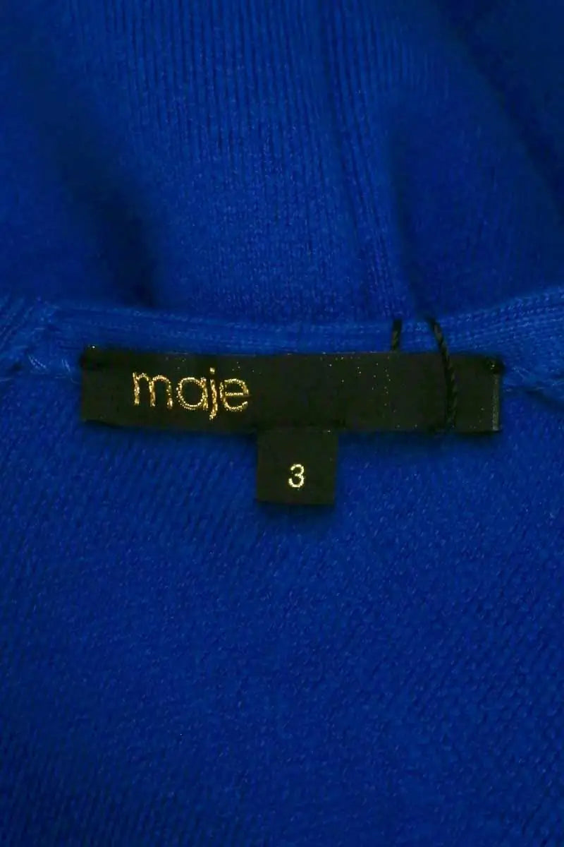 Pull Maje Bleu en Laine