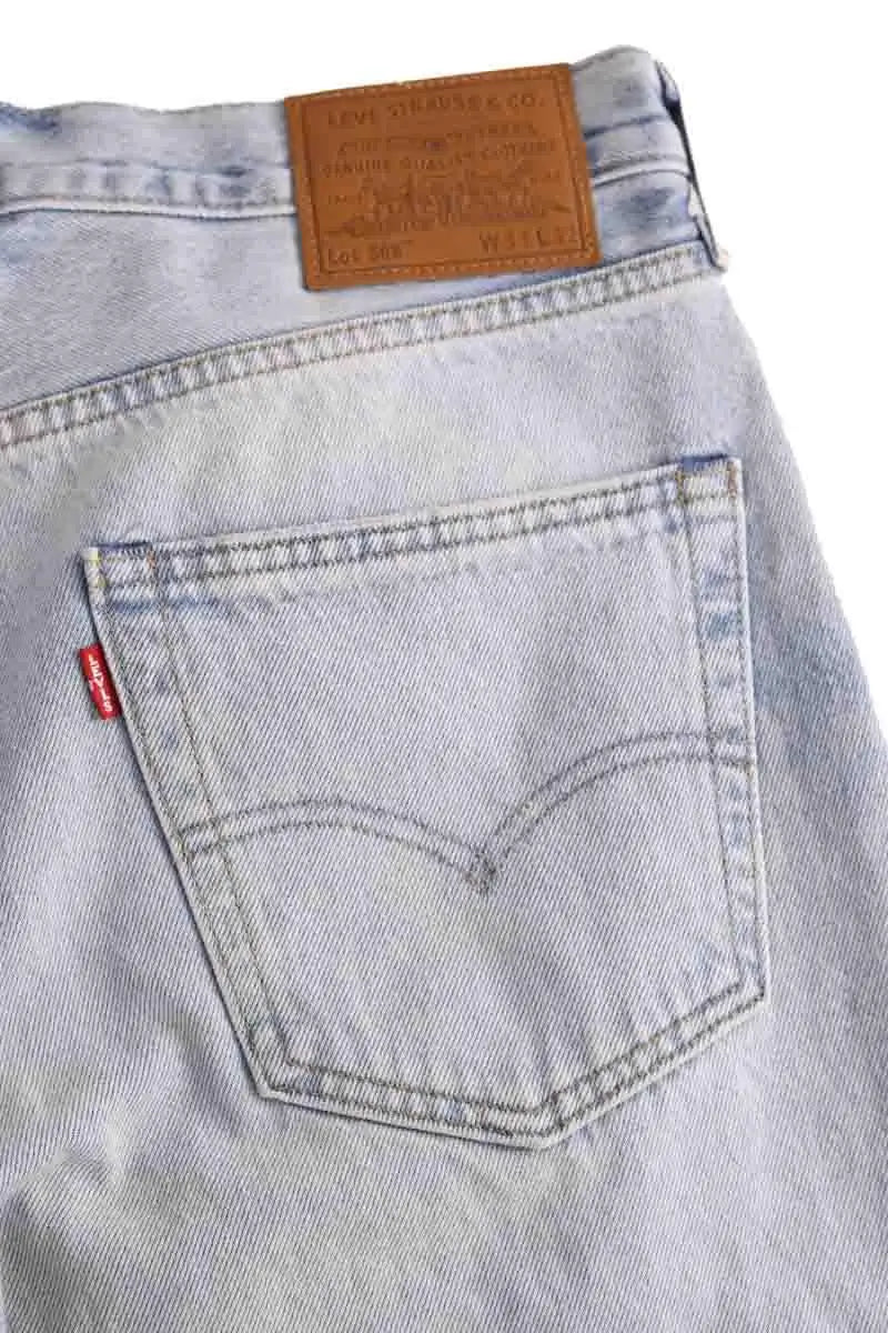 Jean droit Levi's Bleu en Coton