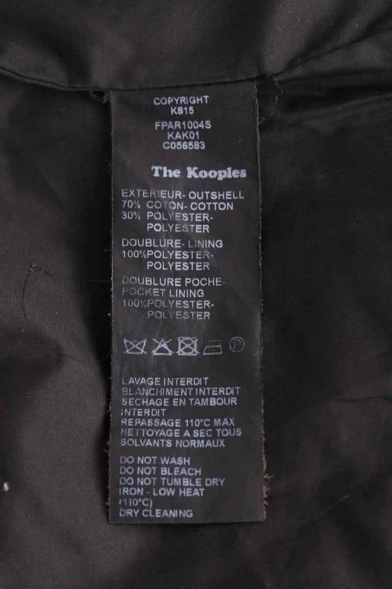 Veste The Kooples Kaki en Synthétique