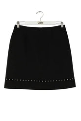 Mini jupe Maje Noir en Synthétique, taille L - Seconde Main