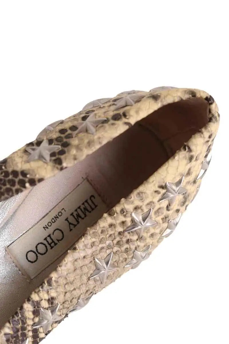 Ballerines Jimmy Choo Beige en Cuir