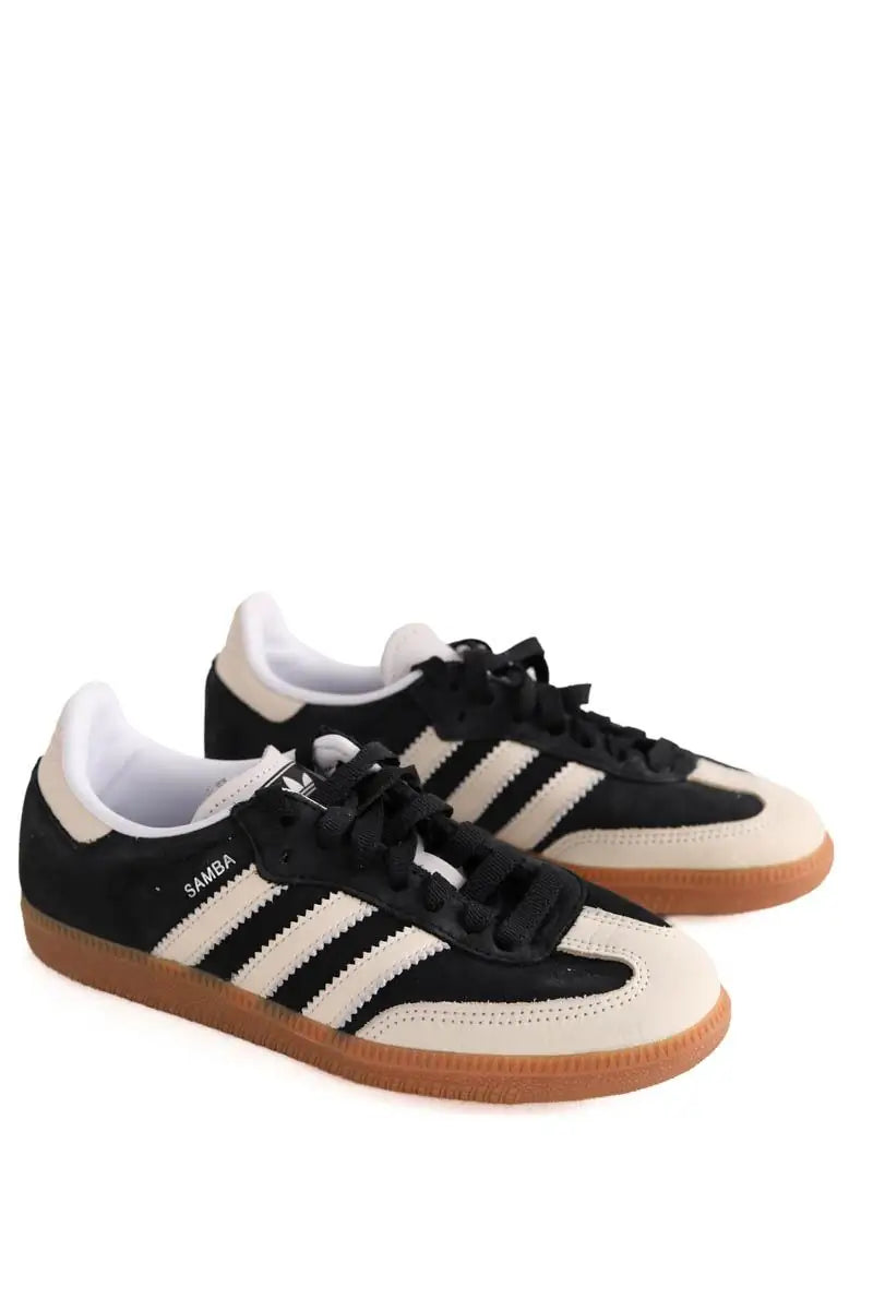 Baskets Adidas Samba Noir en Cuir