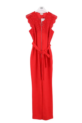 Combinaison Claudie Pierlot Rouge en Synthétique, taille M - Seconde Main