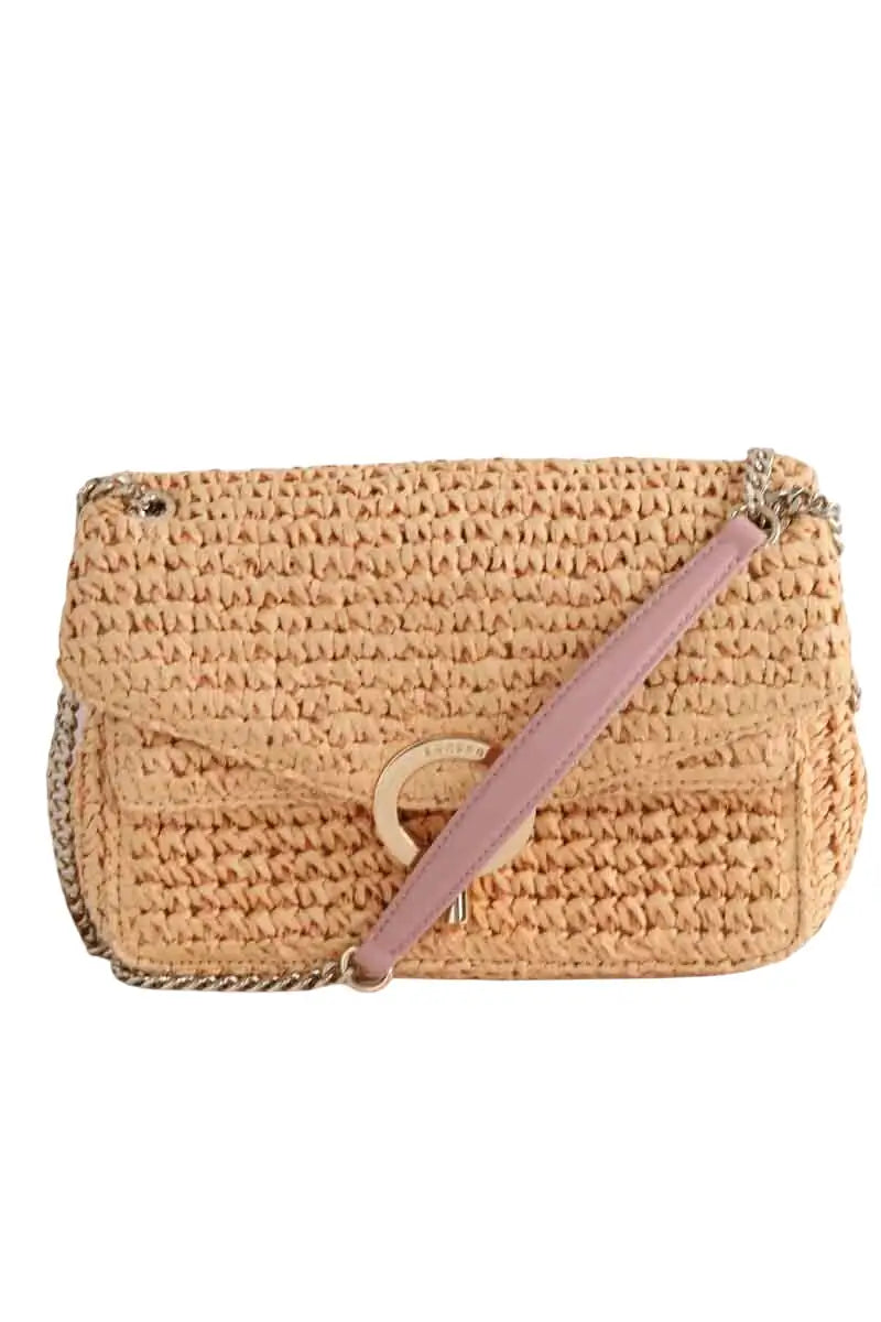 Sac à bandoulière Sandro Beige en Osier - Seconde Main