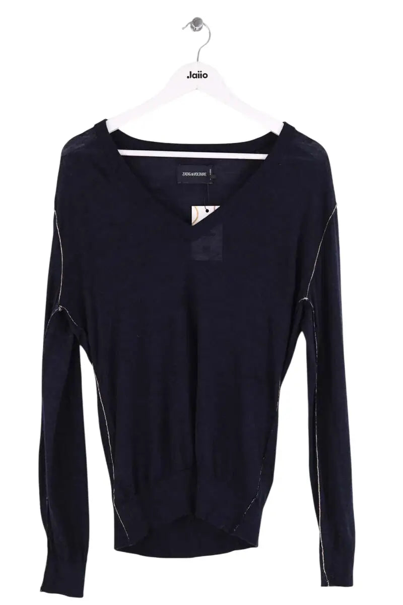 Pull Zadig & Voltaire Marine en Laine, taille M - Seconde Main