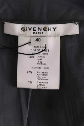 Veste Givenchy Bleu en Cuir