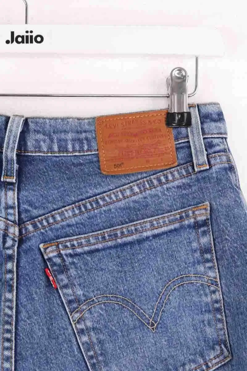 Mini short Levi's Bleu en Coton