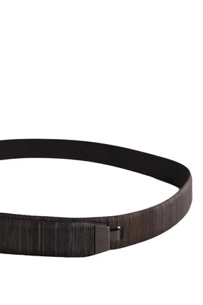 Ceinture en cuir Giorgio Armani Marron en Cuir
